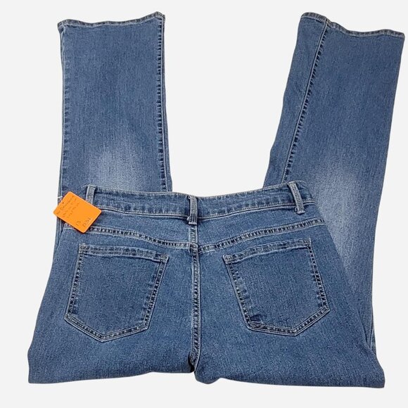 No Boundaries Mid-Rise Straight Leg Blue Jeans Size 13 - Picture 2 of 4